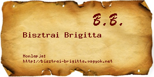 Bisztrai Brigitta névjegykártya